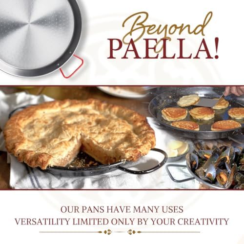 Garcima 14-Inch Enameled Steel Paella Pan, 36cm - Image 5