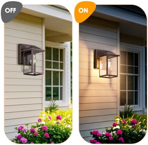 MATAMEYE Outdoor Wall Light Fixture, Exterior Waterproof Porch Lighting - Image 7