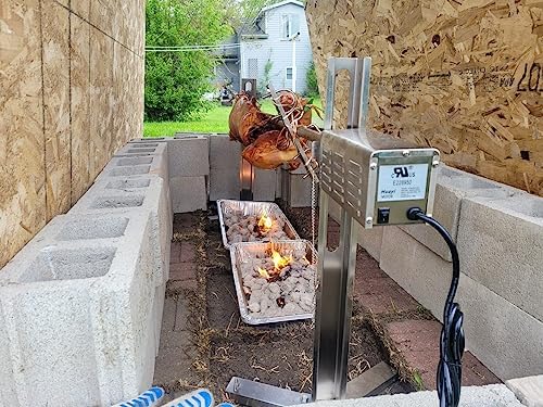 Smoke Daddy 53” Portable Electric Rotisserie Grill Kit – Heavy-Duty Spit Roaster for Whole Pig, Lamb & Large Meats - Image 3