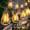 addlon 78(72+6) FT Solar String Lights Waterproof with Remote USB, 24+2 LED by addlon