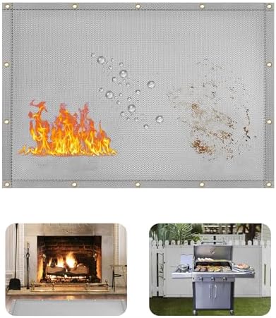 3' X 4' Grill Heat Shield for Deck Railing, Fireproof Heat Shield for Grill by Unknown