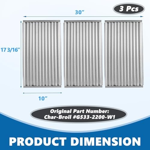 G533-2200-W1 Emitter Plate for Charbroil 463242715 Tru-Infrared Grill 3 Pcs - Image 2