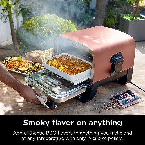 Ninja Woodfire Oven & Smoker, 8-in-1, Heats to 700°F, Terracotta Red, OO101 - Image 6