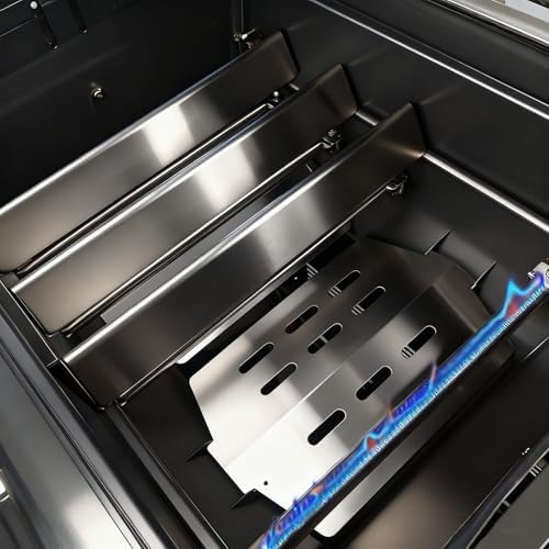 Uniflasy 17.5 Inch Flavorizer Bars for Weber Genesis 300 Series, 7620 7621 - Image 4