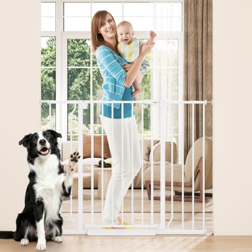 36" Extra Tall Baby Gate, 29"-45" Wide Auto Close Dog Gate Indoor by Cideny