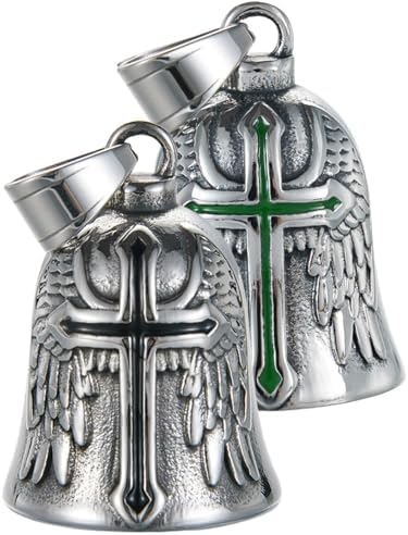 Motorcycle Bell Guardian Angel Gremlin Lucky Charm Gift For Riders by CTZSRGuardianAngelGoodLuckBells