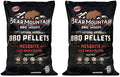 Bear Mountain 2-Pack Mesquite BBQ Wood Pellets for Smoker and Grill, 20 lb Bag - All-Natural Hardwood for Outdoor Barbecue Smoking and Grilling with Bold Smoke Flavor by BearMountainBBQ