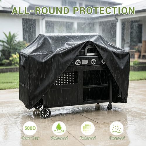 66 Inch Grill Cover for Royal-Gourme-t Gas Grill Pizza Oven Combo 3-in-1 - Image 4