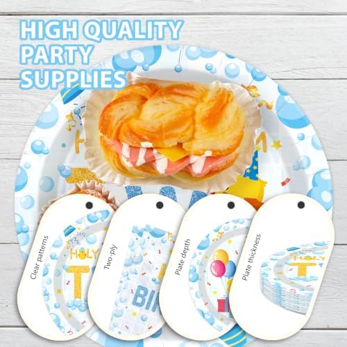 96Pcs Holy Duck Im Two Birthday Party Decorations, Serves 24 - Image 6