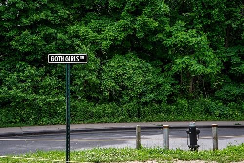 Goth Girls Way Metal Sign 4x16in Aesthetic Street Plaque for Room Door Bar Hallway Home Retro Decor Gift - Image 5
