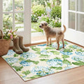 Floral Outdoor Rug - 28"x43" Front Door Mat Indoor Outside Entrance by Othilic