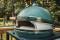 XL Pizza Wedge for Big Green Egg – Brick Oven Style Front Opening Pizza Oven Attachment – Cast Aluminum Outdoor Baking Accessory – Heat Fins Airflow Design by Unknown