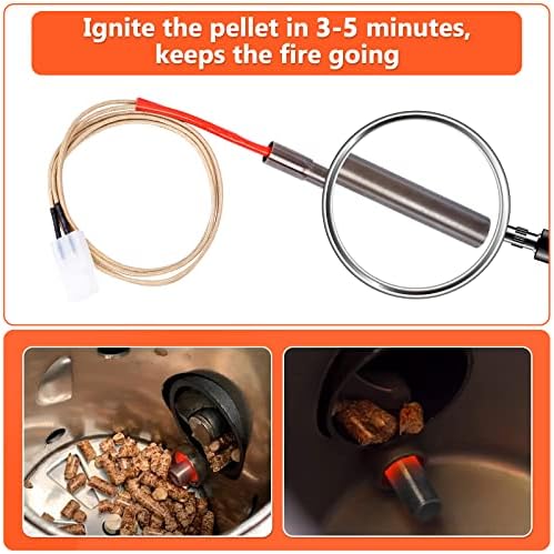 2 Pack Hot Rod Ignitor Kit for Pit Boss and Camp Chef Wood Pellet Grills - Image 3