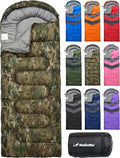 MalloMe Sleeping Bags for Adults Cold Weather & Warm - Backpacking Camping Sleeping Bag for Kids 10-12, Girls, Boys - Lightweight Compact Camping Essentials Gear Accessories Hiking Sleep Must Haves by MalloMe