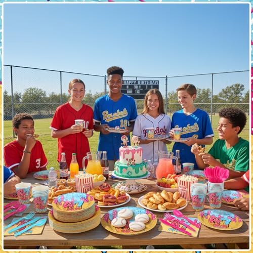 FoldTier 350 Pcs 67 Meme Party Supplies Plates Napkins Fork Paper Cup Ice Cream Disposable Six Seven Themed Tableware Set 6 7 Meme Birthday Party Decorations for Guest Dinner Serves 50 - Image 4