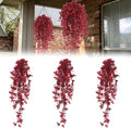RECUTMS 3Pcs Fake Fall Flowers Artificial Hanging Plants Silk Flowers by RECUTMS