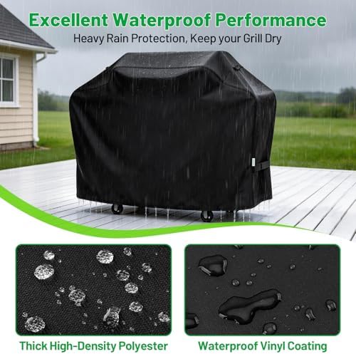 70 Inch Large BBQ Grill Cover for Outdoor, Heavy Duty Waterproof - Image 2