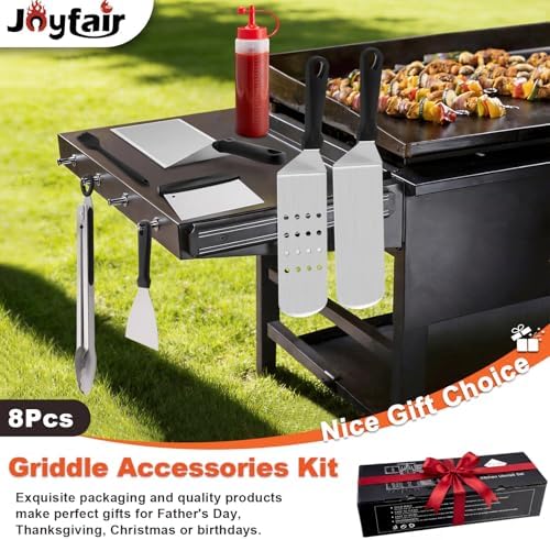 Joyfair 8Pcs Griddle Spatula Accessories for Blackstone, (PP Handles) - Image 6