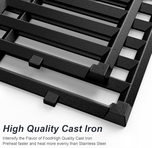 7637 Grill Parts for Weber Spirit E210, 17.5 Inch Grill Grates for Weber Spirit E210, E220, S210, S215 with Front Control,Replacement Parts for Weber Spirit 200 & GS4 Spirit II E210, Spirit II E220 - Image 5