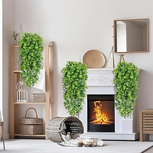 Waipfaru 8Pcs Fake Hanging Plants 3ft Fake Plants Vines Greenery - Image 2