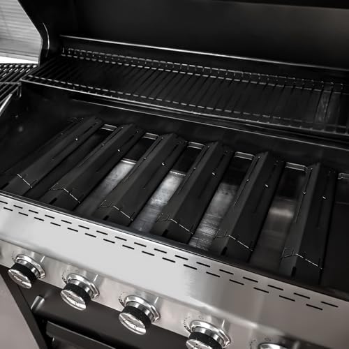 Unicook 6 Pack Adjustable Grill Heat Plates Burner Covers, 11.75-21 in L - Image 6