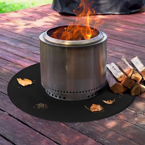 39" Fire Pit Mat for Solo Stove Bonfire - Round Under Grill Mat - Image 7