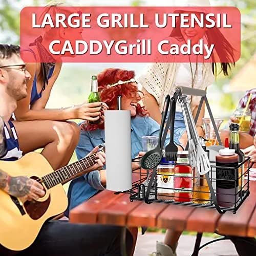 Grill Caddy BBQ for outdoor grill Utensil Picnic Caddy for Grill Camping - Image 4