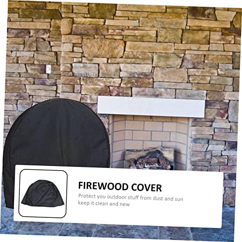 Oxford Cloth Firewood Rack Cover with Heavy Duty Straps - Image 4