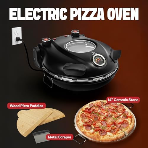 PIEZANO XL 14" Electric Pizza Oven Indoor Countertop Pizza Maker - Image 6