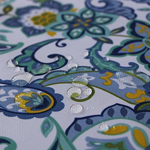 EHouseHome Outdoor and Indoor 60inch Round Tablecloth with Umbrella Hole and Zipper, Waterproof Zippered Patio Cloths, Spring/Summer Table Covers for Backyard Circular Table/BBQs/Picnic - Image 6