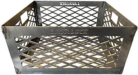 LavaLock® LASER Charcoal Basket 12 x 10 x 6" - Vertical Horizontal UDS smoker coal (firebox) LL-12106-R2 - Image 4