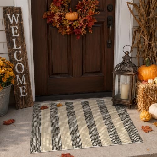 OJIA Front Door Mat Outside Entrance 24"x35" Outdoor Doormat Welcome Mat by OJIA