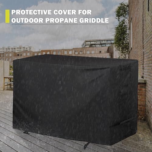 Griddle Cover for Blackstone ProSeries 4-Burner 36" Propane Griddle with Cabinet and Hood 2307, Flat Top Grill Cover for Blackstone Pro 4-Burner 36in Cabinet Grill W/Hood 2154 - Image 6
