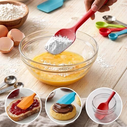 5 Pieces Silicone Spatula Set BPA Free - Image 7