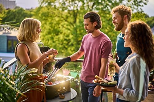Weber Lumin Compact Electric Grill, Black, with Lumin Compact Stand - Image 4