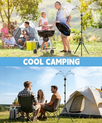 Patio Misters for Cooling Outdoor- Portable Adjustable 5.3FT Standing Mister for Outside Patio Cooling, Leak-Proof Adjustable Mist for Backyard, Deck, Garden & Sunbathing - Image 6