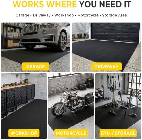 Heavy Duty Garage Floor Mat, Garage Mats for Floor, Garage Mat, 22'x8'10" - Image 5