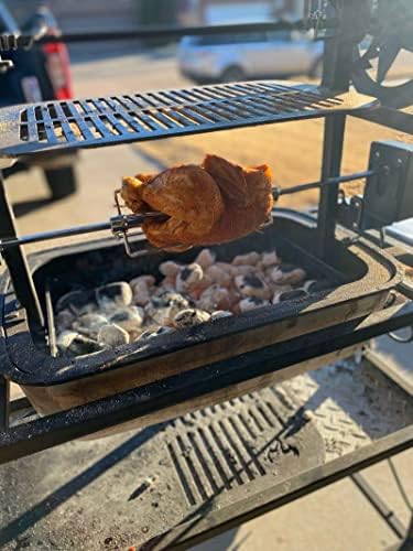 Total Control Santa Maria Grill Attachment for PK Grills (Santa Maria Attach. w/Rotisserie for PK Original) - Image 2