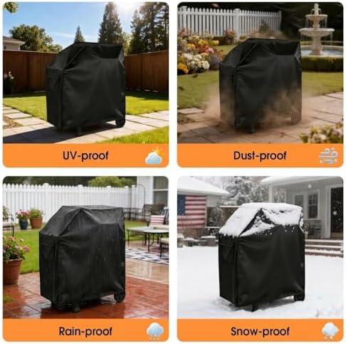 Grill Cover for Nexgrill 810-0025 22" Barrel Charcoal Grill - Image 7