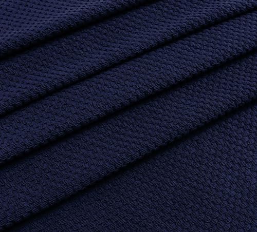 COTTON CRAFT Pool Lounge Chair Cover - 2 Pack Euro Spa Waffle Weave - Navy - Image 7