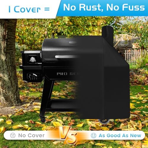 Grill Cover for Pit Boss 1600 Pro Series Elite Wood Pellet Smoker Parts Outdoor Accessory PB1600PS1 Sportsman PB1600SPW 600D Heavy Duty Anti-Fade Waterproof 30939 31818 - Image 2