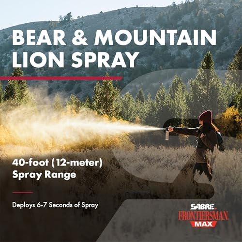 SABRE Frontiersman MAX Bear Spray, EPA Registered for 9 Animal Species - Image 4