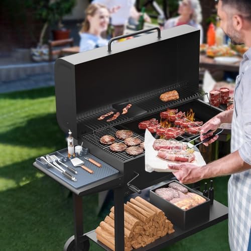 Silicone Griddle Tools Mat for Blackstone, Griddle Accessories Side Shelf Mat Grill Pad for Outdoor Grill Kitchen Counter Spatula Silicone Mat with Drip Pad (Grey (2Packs)) - Image 6