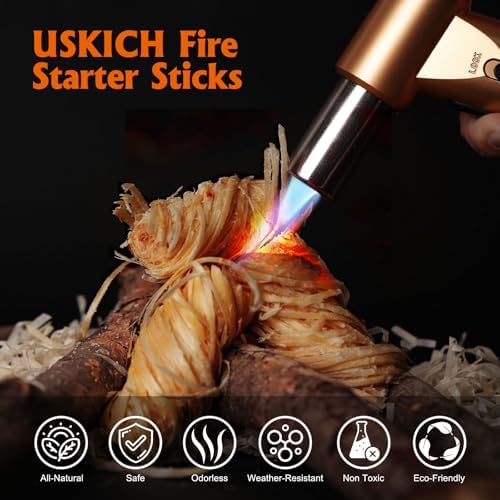 500Pcs Fire Starter,Fire Starters for Campfires,Fireplace, Pellet Stove & Wood, Fire Pit, Smoker, BBQ, Chimney, Pizza Oven - Fire Starters for Grill, Charcoal Starter, for Men - Image 2