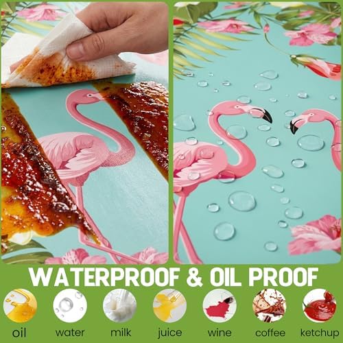 Picnic Table Cover with Bench Covers Tablecloth Glamping Essentials Travel Vacation Table Cloth Outdoor Cool Fun Unique Ideas Gifts for Camper Camping Lovers RV Owner Family Couple Women Female Mom - Image 4