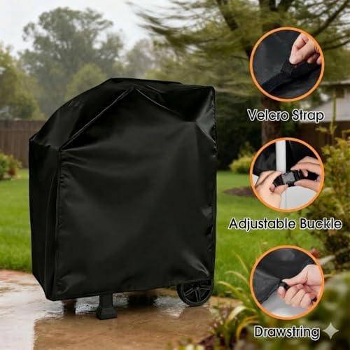 Grill Cover for Nexgrill 810-0025 22" Barrel Charcoal Grill - Image 4