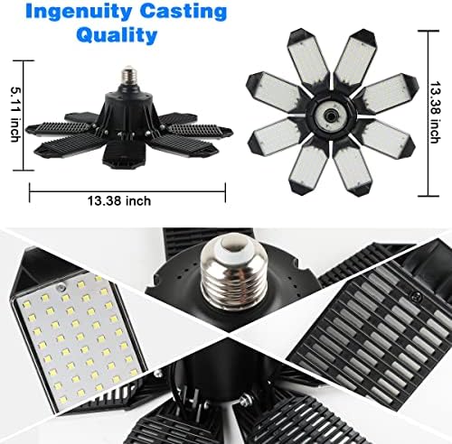 Garage Lights - Ultra Brighter 80,000LM Garage LED 6500K Daylight - Image 7