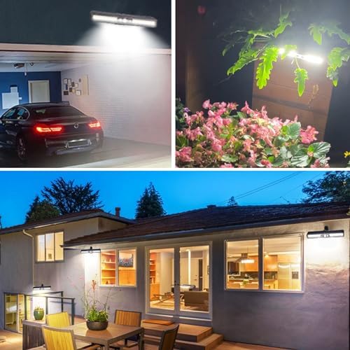 Clip On Solar Lights Outdoor with PIR Motion Sensor (Black ,4 Pack ,6000K) - Image 6
