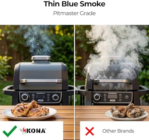 Kona 100% Hickory Smoker Pellets, Intended for Ninja Woodfire Outdoor Grill, 16 lb Resealable Bag - Image 4