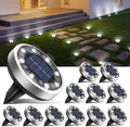 Btfarm 12 Pack Solar Lights Outdoor Waterproof, 8 LED Solar Ground Lights by btfarmdecorativelighting